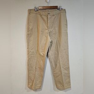 Lands' End flannel lined khakis